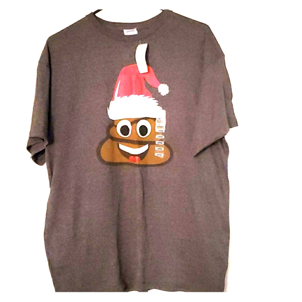 Christmas Poop emoji Tshirt
